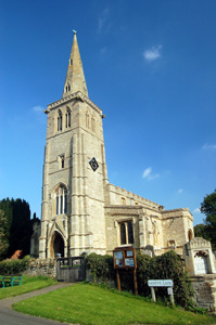 The church from the south-west September 2008